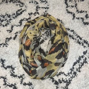 Animal Print Lightweight Infinity Scarf